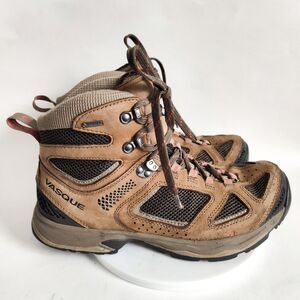 Vasque Mens Hiking Boots Size 10 Breeze 3.0 GTX Gore-Tex Leather Vibram Tan